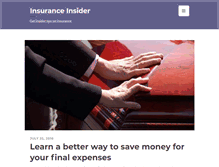 Tablet Screenshot of insuranceinsider.org